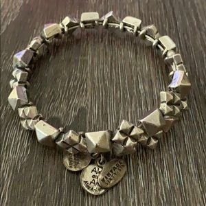 Alex and Ani silver wrap bracelet